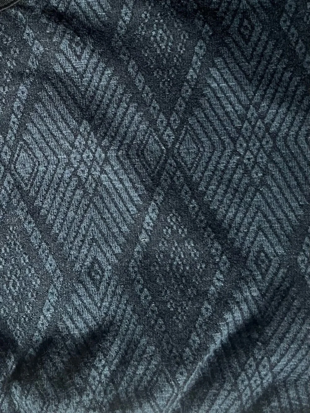 Una Pluma Cropped Tank Top Women Small Organic Cotton Stretch Geometric - Picture 2 of 3